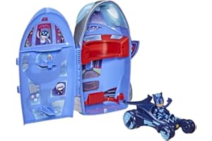 PJ Masks Set 2 in 1, con Razzo e quartiere Principali, per Bambini dai 3 Anni in su, F2098FF2