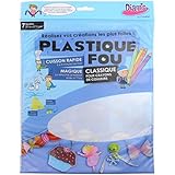 Diam's DI42262 - 7 Feuilles Poncées Plastique Fou Transparent 27,9 x 21,6 x 0,1 cm