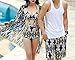 Produktbild homee Paare Badeanzüge Frauen Conjoined Triangle Kleine Brust Gathering Hot Bluse Cover Bauch Bikini Männer Strandhosen Badehose,Blau,M