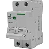 RASMACOR | Residential Magnetic Thermal Switch 2P 16A | RESI9 R9F12216 | CURVE C | Frequency 50/60HZ | Standard UNE/EN 60898-