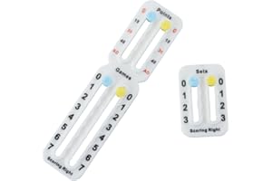 Orivin Tragbarer Tennisschläger-Marker, Tennisschläger- und Padel-Punktezähler, leicht zu montierende kleine Anzeigetafel zum Aufzeichnen von Punkten, Spielen und Sätzen (2 Stück)