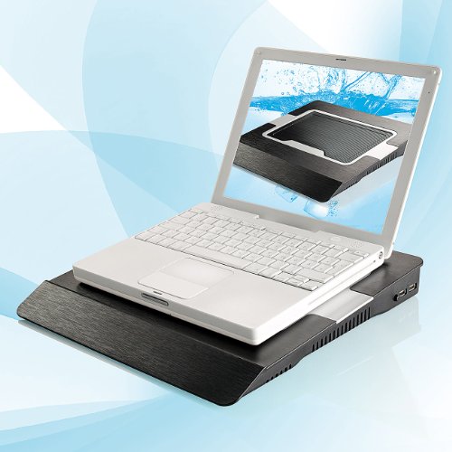 Xystec Edler & leiser Notebook-Kühler „NCO-600“ aus Aluminium - 5