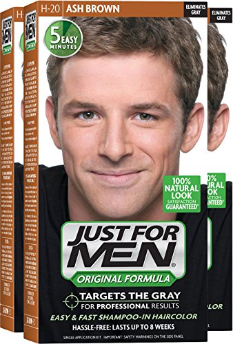 Just For Men Shampoo In Hair Color Ash Brown 20 1 Ea Pack Of 3
