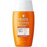 Rilastil Sun System Water Touch Fluido Comfort, Fluido Solare Idratante Viso, Effetto Setoso e Matt, SPF 50+, per Tutti i Tip