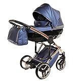 Variable Höhe des Schiebegriffs: 77-107 cm Gewicht des Gestells inkl. Räder: 10,2 kg Bezüge sind waschbar (100 % Baumwolle) Klimaöffnung und Sichtfenster an der Haube Babywanne: weich gepolsterte Babywanne aus hochwertigem Kunststoff 100% Baumwolle im Innern der Wanne rückenschonende Kokosmatratze in der Wagenschale Außenmaß der Babywanne für Neugeborene: 90 x 62 x 42 cm Gewicht des Babywannenaufsatzes: 4,7 kg