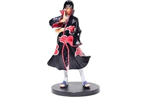 IFHDO Naruto Figura Itachi Uchiha de Anime Modelo de Figura de Personaje de PVC Anime Estatua Juguete de Regalo para Decorativos de Escritorio para Niños Adultos Fanáticos del Anime 23cm