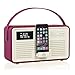 Produktbild VQ Retro Mk II DAB/DAB+ Digital- und FM-Radio mit Bluetooth, Apple Lightning Dock und Weckfunktion - Lila