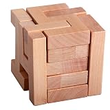 Joyeee® Denksportaufgaben aus Holz Gehirnjogging Puzzle Entwirrung Puzzles – #8 - 2