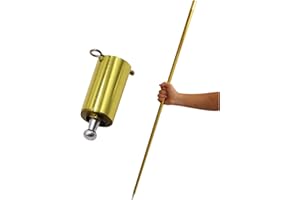 Ulawellor Bastone Magico Tascabile,Bacchetta Magica in Metallo,Magica Puntelli Telescopici per Mago Professionista Accessori per Spettacoli di Magia di Strada da Palcoscenico(110cm,Colore Dorato)