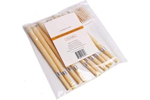 ALLBESTAYE Allbesta 10 pièces (5 paires) Bougies auriculaires en cire d'abeille naturelle avec cornet en cire pour oreille sans fumée