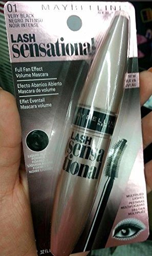 MaybellineLash Sensational Full Fan Effect Volume Washable Mascara - 01 Very Black