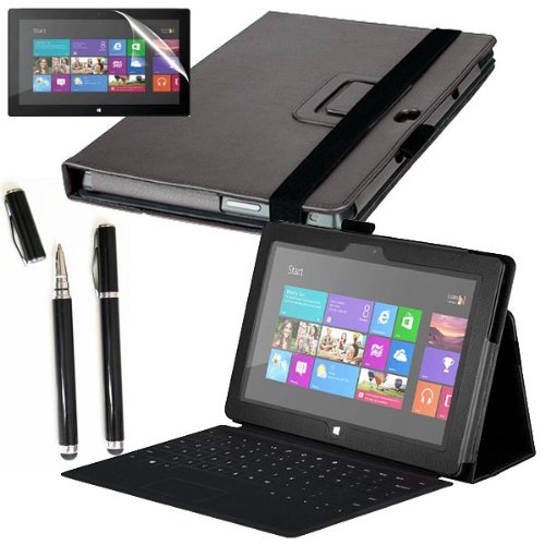 Tasche Microsoft Surface RT Tasche Hülle Schutzhülle Case Cover Etui schwarz