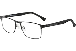 ZENOTTIC Occhiali da Lettura per Uomo e Donna: Occhiali Classici Quadrati Grandi con Filtro Luce Blu per Computer