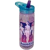 CARTOON K-Pop Demon Huntrix 580ml Tritan Bottle with Integrated Straw and Flip Spout BPA Free Sports Bottle for School, Gym a