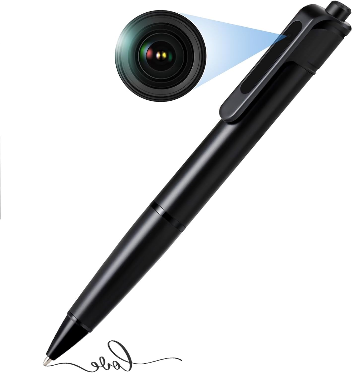 CAMLEIGH Hidden Camera Pen - 4K Camera Pen with 180 Minutes Battery Life, Mini Body Cam for Home Security or Classroom Learning