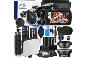 NBD 4K Video Camera Camcorder UHD 48MP WiFi IR Night Vision Vlogging Camera for YouTube18X Digital Zoom. Camcorder With Flip Screen. WIFI & Remote Camera