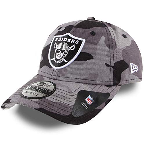 New Era 9forty Strapback Cap MLB New York Yankees los Angeles Dodgers Hombres Mujeres Gorra Sombrero Distintos Colores en Bundle con UD Pañuelo - Raiders #So3, OSFA (One Size Fits All)