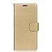 Price comparison product image (Gold) Samsung Galaxy J7 Max Case Wallet Case Cover With Card Holder and LCD Screen Protector - Custom Made Case Specifically for Samsung Galaxy J7 Max- Fonetic Solutions