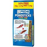 Prodac Pond Color Stick YEMEK 5 kg + 2.5 &Uuml;cretsiz Koi Akvaryum Balığı G&ouml;let