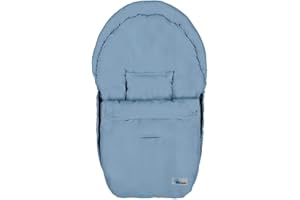 Altabebe AL2610-04 Sacco termico estivo per seggiolino da auto, gruppo 0, 3 e 5 passanti per cintura di sicurezza, blu