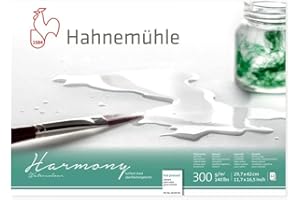 HAHNEMÜHLE Hahnemuhle Harmony Bloc aquarelle Presse à chaud A3