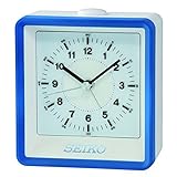 Seiko Unisex Wecker Analog Kunststoff weiß QHE099L