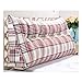 Produktbild fzw Jute Rückenkissen Tatami Sofa Doppelkissen (Farbe : Red, größe : 120cm)