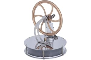 FICTORY Motore Stirling a Bassa Temperatura, Regalo educativo del Modello di Calore del Vapore, del motore Stirling a bassa temperatura per l'ornamento artigianale Model Engine Kits