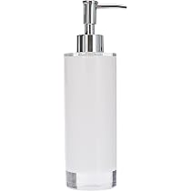 Excelsa Dispenser E Bicchiere Bagno Spa Plastica Bianco - copertina