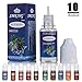 Produktbild 10 Aromen E Liquids für E-Zigarette, Sinicyder E Liquids Set ohne Nikotin, VG50%/PG50% E-Zigaretten Liquid Set, Refill Electronic Cigarette Liquid Set für E Shisha/Elektrische Zigarette (10 x 10ml)
