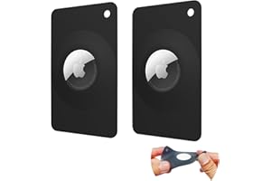 Dingfeiyu Airtag portfel cienki, etui na karty Airtag do torebki, plecaka, kopertówki, bransoletki, odporne na zgubienie i zarysowania