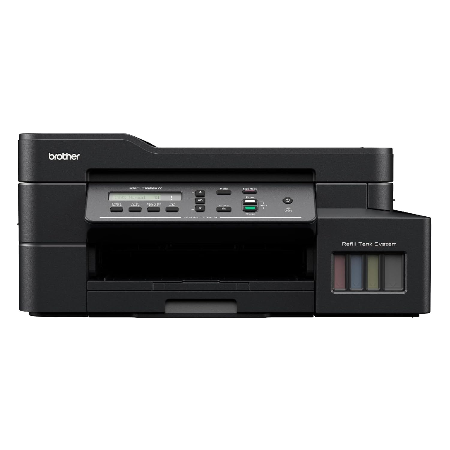 Brother DCP-T820DW Printer - Auto Duplex Printing, Print, Scan, Copy, ADF, WiFi/LAN/USB, Print Up To 15K Pages In Black And 5