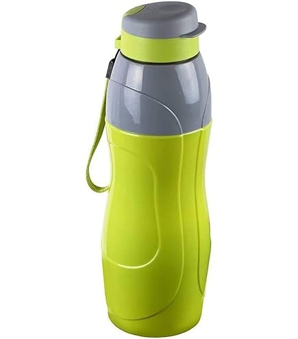 Cello Puro Plastic Sports Water Bottle - 900ml (About 30 Oz), BPA Free, Blue, Leak Proof Flip Top