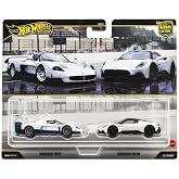 1:64 Hot Wheels Premium Car Culture 2'li Paket MASERATI MC12 - MASERATI MC20 JHW55