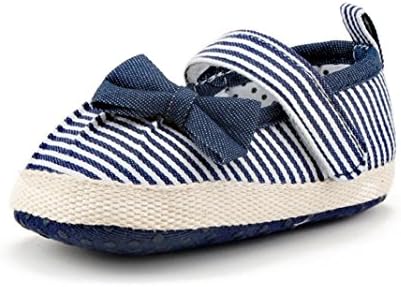 ZJENEE Toddler Girl Soft Sole Crib Shoes Sneaker Newborn First Walking Baby Shoes (12)