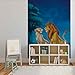 Produktbild Der Koenig Der Loewen - Forwall - Fototapete - Tapete - Fotomural - Mural Wandbild - (3210WM) - XL - 184cm x 254cm - Papier (KEIN VLIES) - 2 Pieces