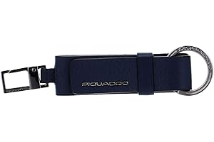 PIQUADRO Modus Special, Portachiavi in Pelle Uomo, Blu