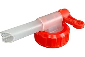 Wandbreite Sabeu FLUXX Zapfhahn AH 13/40 Edelstahl Auslaufhahn Ausgießhahn Ablasshahn für DIN 40 Gewinde, 1.5 L/min, 2 Ports