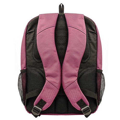 VanGoddy Germini Series Gepolsterte Laptop / Ultrabook Backpack-Rucksack, für Uni, Schule, Reise, mit gefütterter Laptop-Einlage, Abmessungen (Schwarz) - 2
