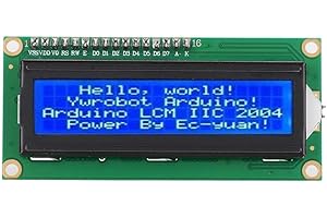 Garsent HW-060A LCD-Anzeigemodul, 3,3 V 1602 LCD-Bildschirm IIC I2C-Modul-Schnittstellenadapter für UNO Raspberry pi, Blaue Hintergrundbeleuchtung
