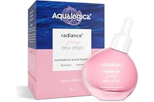 Aqualogica Radiance+ Juicy Dew Drops with Watermelon and Niacinamide | For Instant Glowing Skin | Highlighter | Illuminating 
