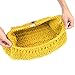 Pellor 0-6 Months Newborn Baby Slate Stretch Wrap Cocoon Knit Crochet Costume Photo Photography Prop Set Hammock (Yellow)