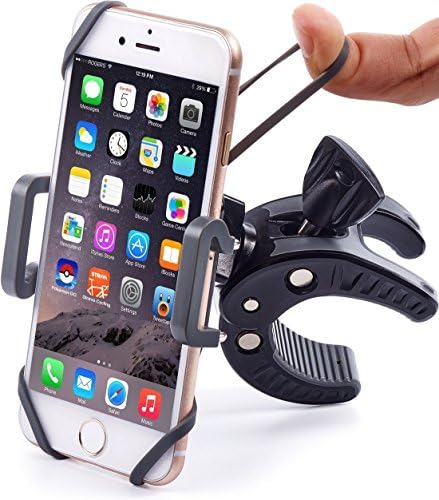 Bike Phone Mount,Phone Holder Bicycle Handlebar Holder for Smartphone Motorcycle Mobile for iPhone 5 5s 6/ 6s plus iphone 7/7 plus Samsung Galaxy S4/5/6/7/C5/7/A3/7/5/9 Edge Note 4/5/6/7