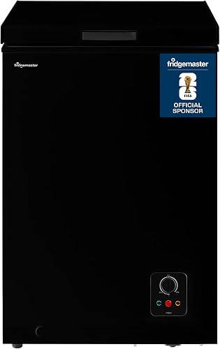 Fridgemaster MCF96EB 95L Chester Freezer 4 Star Freezer Rating - 47.9D x 54.6W x 85.4H cm Black - E Rated