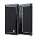 Produktbild RZL Hüllen & Zubehör für Huawei P20, [Denim Leinwand + PU Leder] Original Premium Flip Folio Wallet Case Cover (Farbe : Schwarz)