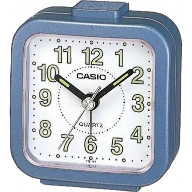 CASIO Wecker Analog Quarz blau TQ141/2