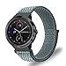 Produktbild Fintie Armband für Garmin Vivoactive 3 / vívomove HR/Forerunner 245 / Forerunner 645 Music - Premium Nylon atmungsaktive Uhrenarmband Ersatzband mit verstellbarem Verschluss, Sturmgrau