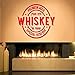 Produktbild guijiumai Wandtattoo Vinyl Kunst Wohnkultur Wandtattoo Bar Alkohol Restaurant Whisky Tequiladecoration Removebale Wandbild Poster Z 2 57X76 cm