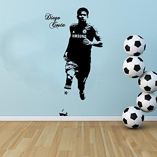 Diego Costa wall Decal Sticker kids Chelsea sports room