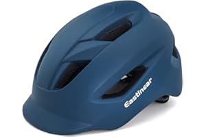 EASTINEAR Adults Bike Helmet for Men Women with LED Taillight Cycle Helmet for Urban Commuter with Sun Visor Cycling Mountain & Road Bicycle Helmets Adjustable Size M/L